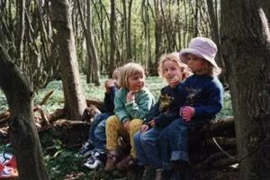 Children outside, 1990s