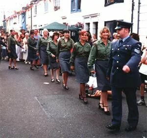 Demonstrations of 1940s dancing and marching